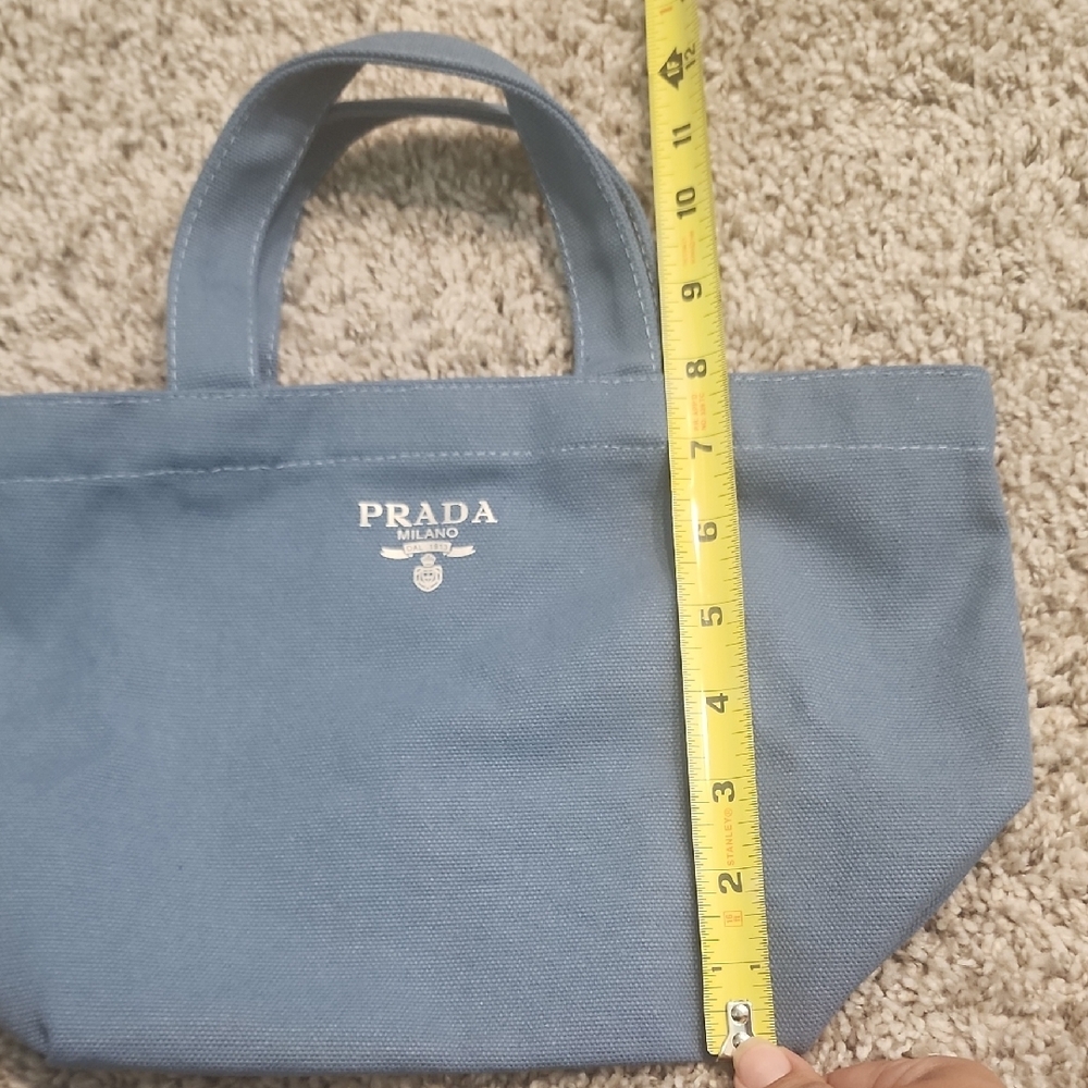 Prada Navy Canvas Handbag - Picture 10 of 11